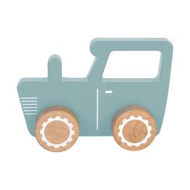 Little Dutch Houten Tractor Blauw