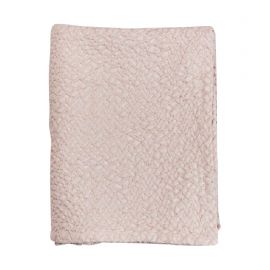 Blanket subtile honeycomb baby crib Soft Pink