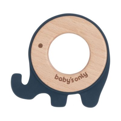 Baby's Only Olifant Bijtring Vintage Blue