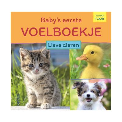 Deltas Boekje - Baby's Eerste Voelboekje - Lieve Dieren
