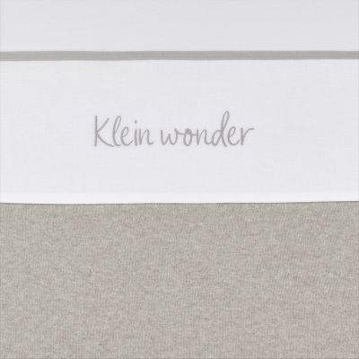 Meyco Klein Wonder Ledikantlaken - 100 x 150 cm - Greige