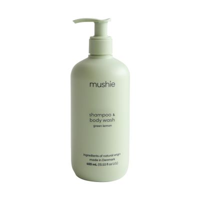 Mushie Baby Shampoo & Body Wash - 400 ml - Green Lemon