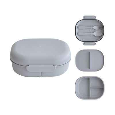 Mushie - Lunchbox Incl. Bestek - Cloud