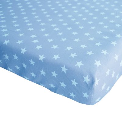 Bink Bedding Stars Hoeslaken Blue 60 x 120 cm