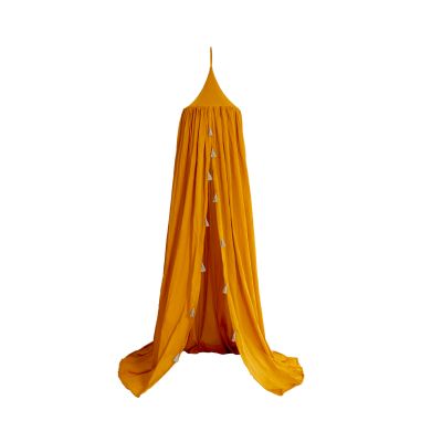 Canopy ochre with tassels 1004302