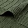 Jollein Pure Knit Wiegdeken Leaf Green 75 x 100 cm