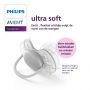 Philips Avent Ultra Soft Fopspeen - 0-6 Mnd - Roze/Paars - 2 Stuks