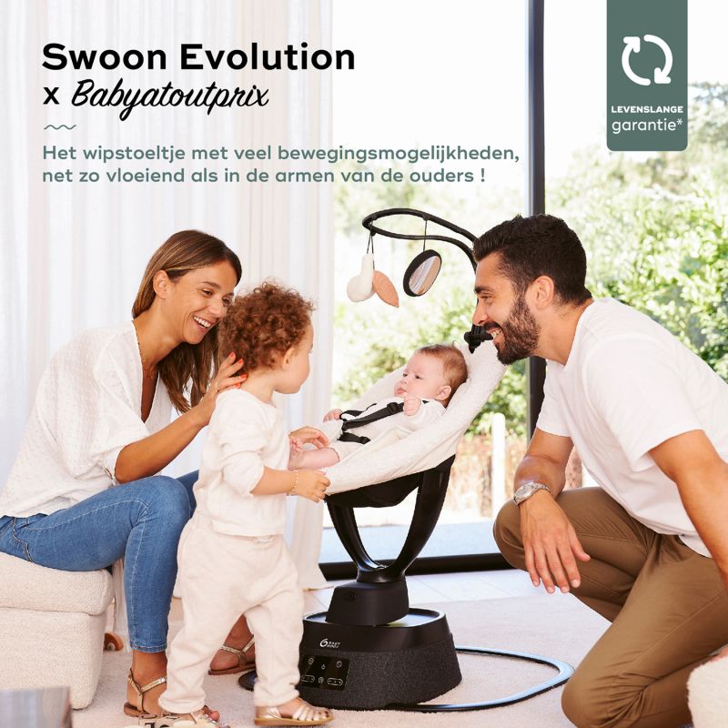 Babymoov Swoon Evolution Swing - Curl White