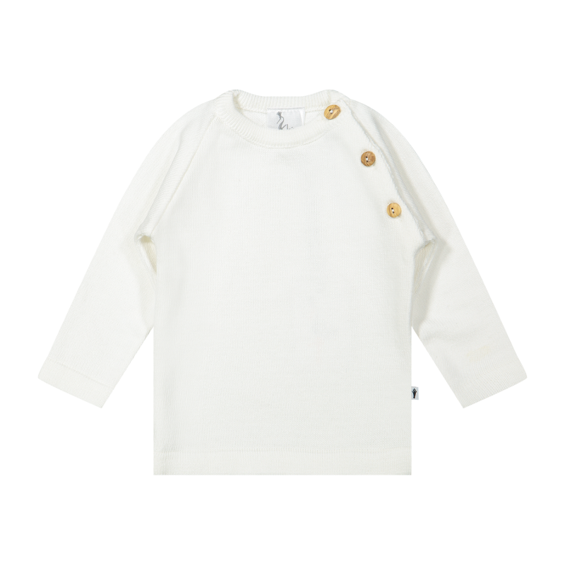 Klein Baby T-Shirt - Lange Mouw - Mt. 62 - Natural White
