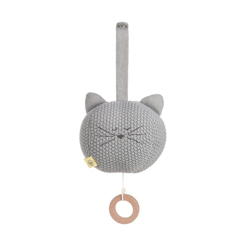 Laessig Little Chums Knitted Muziekmobiel Cat