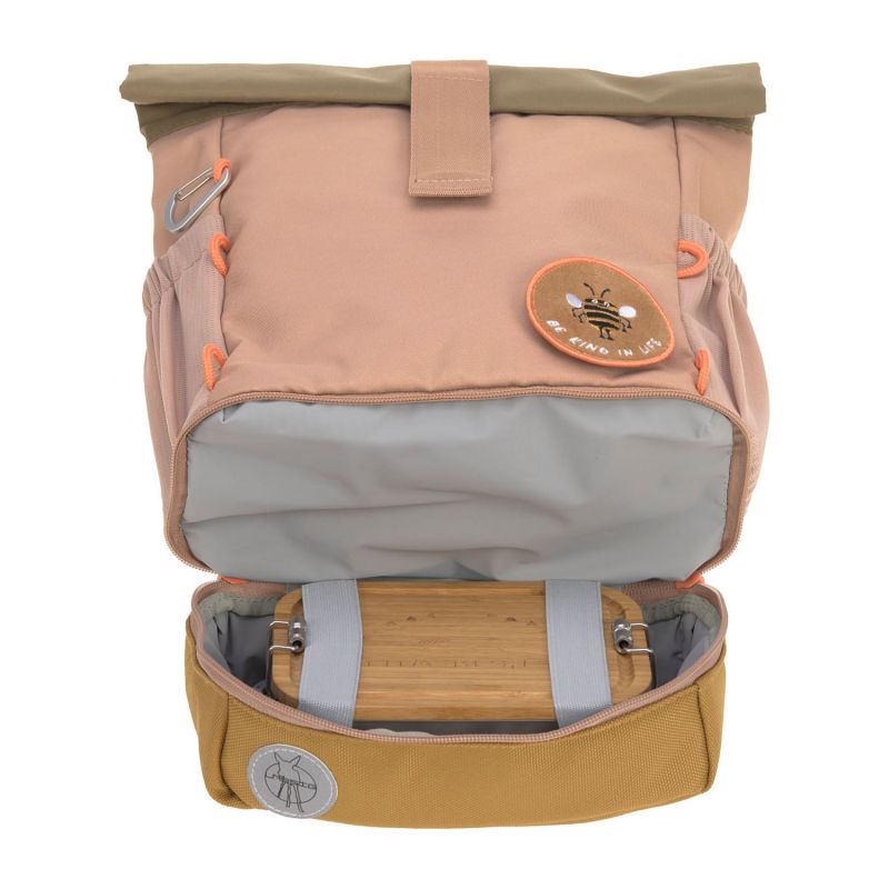 Laessig Rolltop Mini Backpack Nature Hazelnut