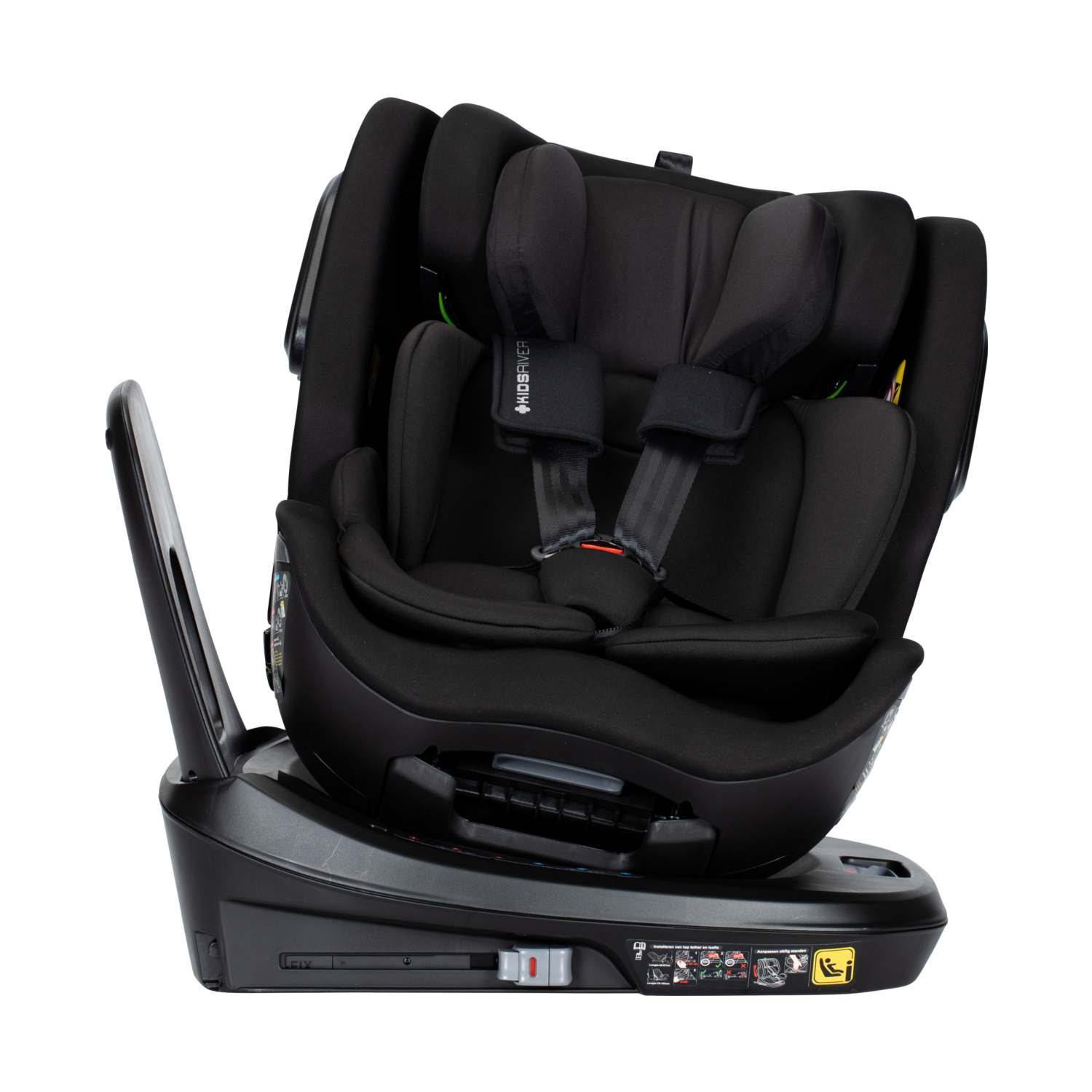 Kidsriver Premium Comfort i-Size Autostoeltje Zwart